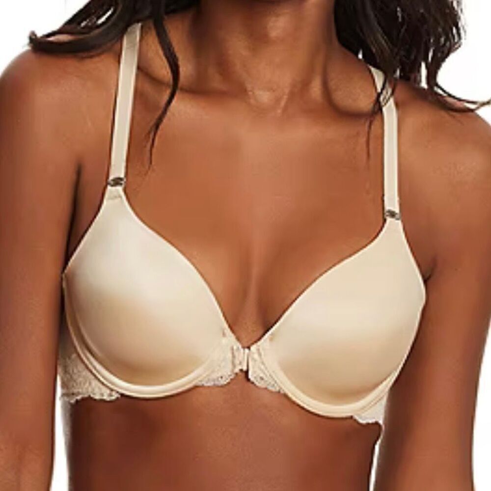 Maidenform One Fab Fit Lace Plunge‎ Racerback Underwire Full Coverage Bra 38DD
